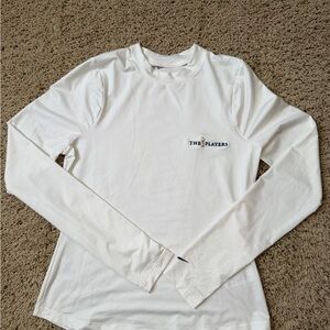 Nike Dri-Fit Slim Fit Small White The Players Long Sleeve Women’s Shirt